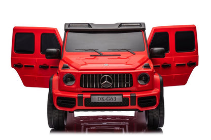Batterieauto Mercedes G63 XXL Rot 4x4 Kinderfahrzeug 12V 3 Geschwindigkeiten