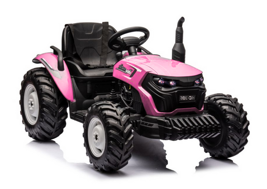 Batterietraktor HC-306 Pink 24V Kinderfahrzeug Automatik 3 Geschwindigkeiten