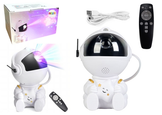 Astronaut Projector with LED Star USB Remote Control