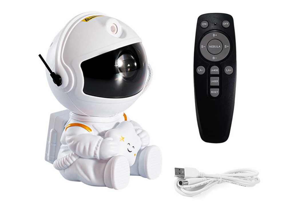 Astronaut Projector with LED Star USB Remote Control