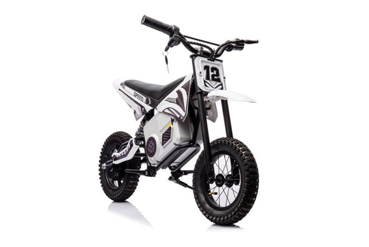 Elektro Kindermotorrad Motocross Bike A9901 Weiß 350W 18V9Ah