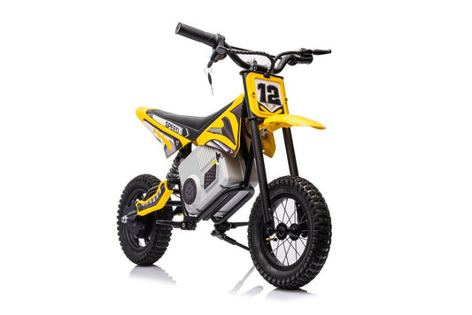 Elektro Kindermotorrad Motocross Bike A9901 Gelb 24V