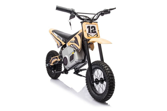 Elektro Kindermotorrad Motocross Bike A9901 Khaki 350W 15 km/h