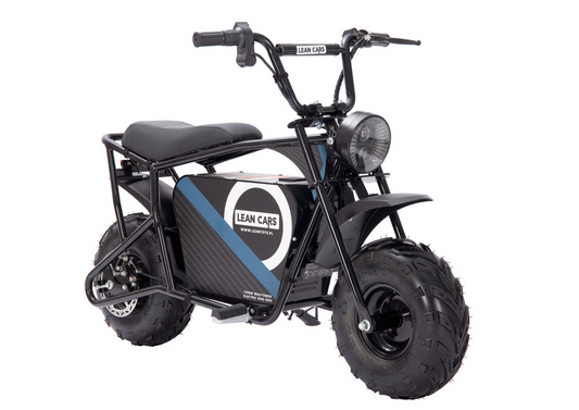 Elektro Kindermotorrad HP123E Schwarz 1000W 48V 12Ah Blei-Akku