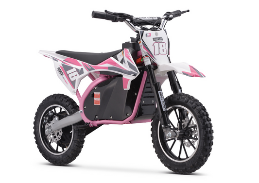 Elektro Kindermotorrad Crossbike mit HP114E Rosa