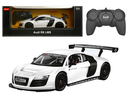 Ferngesteuerter Sportwagen 1:18 Audi R8 Weiß RC Modell