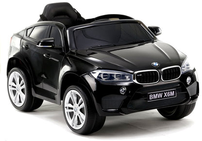 Elektro Kindermotorrad BMW X6 Ledersitz Schwarz LED Scheinwerfer EVA Reifen