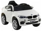 Elektro Kinderfahrzeug BMW X6 Ledersitz 2.4G Weiß Öffnende Türen EVA-Reifen Auto