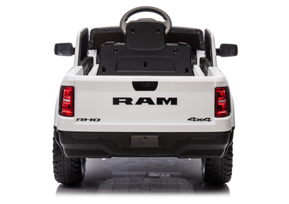 Elektro Kinderauto Dodge Ram Weiß 12V 4x45W für Kinder von 3 bis 8 Jahren