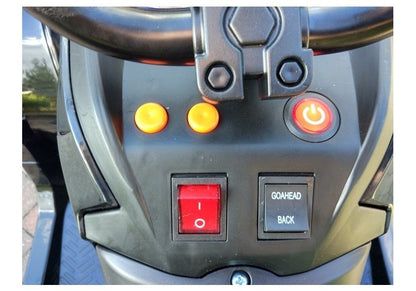 Elektro Kinderquad BMD0906 Grün 2x45W 2,4G Ledersitz