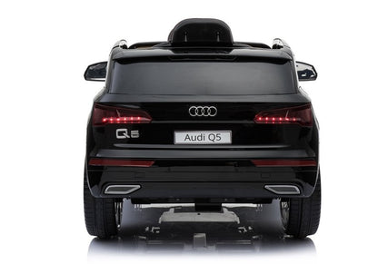 Elektroauto Für Kinder Audi Q5 Schwarz Mit EVA-Reifen Und Ledersitz