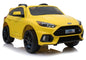 Children's vehicle Ford Focus RS yellow 2x45W