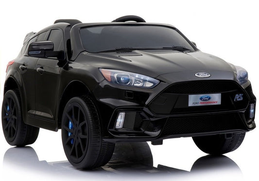 Elektro Kinderauto Ford Focus RS Schwarz Lackiert
