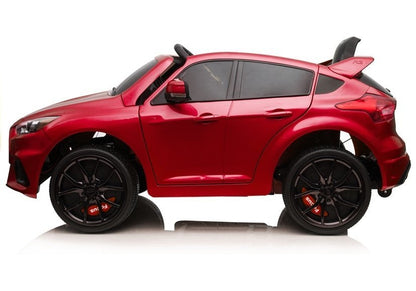 Children's vehicle Ford Focus RS painted red 2x45W