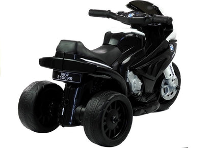 Elektro Kindermotorrad Dreirad BMW 1000RR Schwarz 24V