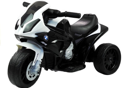 Elektro Kindermotorrad Dreirad BMW 1000RR Schwarz 24V