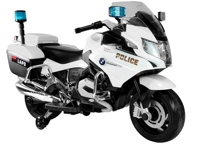 Elektro Kindermotorrad BMW Polizei Weiß 24V