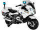 Elektro Kindermotorrad BMW Polizei Weiß 24V