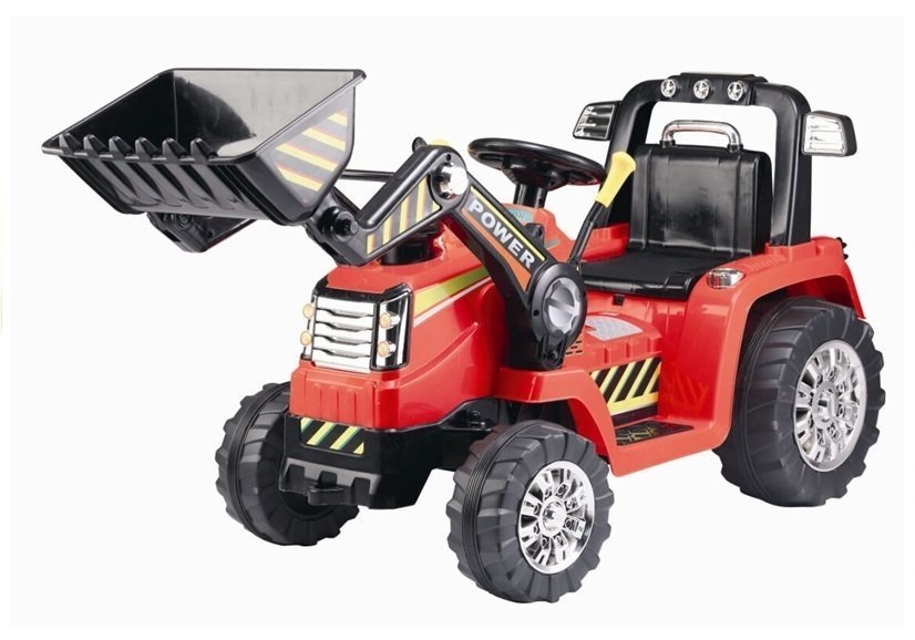 Electric Car for Children Backhoe Loader Tractor ZP1005 Red 2.4G