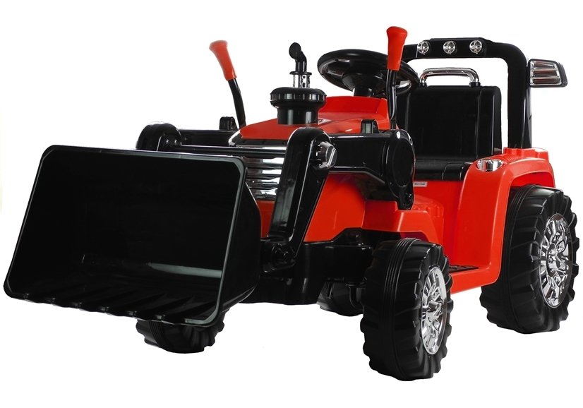 Electric Car for Children Backhoe Loader Tractor ZP1005 Red 2.4G
