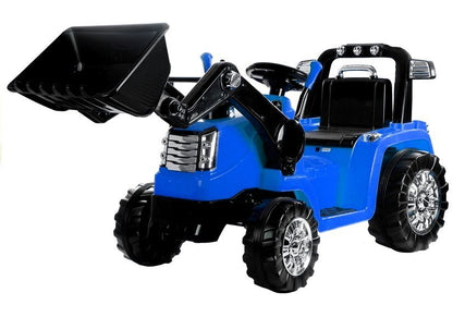 Electric Car for Children Backhoe Loader Tractor ZP1005 Blue 2.4G