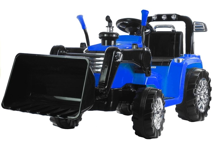 Electric Car for Children Backhoe Loader Tractor ZP1005 Blue 2.4G
