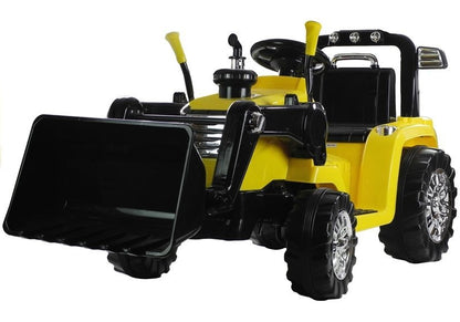 Electric Car for Children Backhoe Loader Tractor ZP1005 Yellow 2.4G