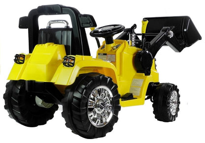 Electric Car for Children Backhoe Loader Tractor ZP1005 Yellow 2.4G