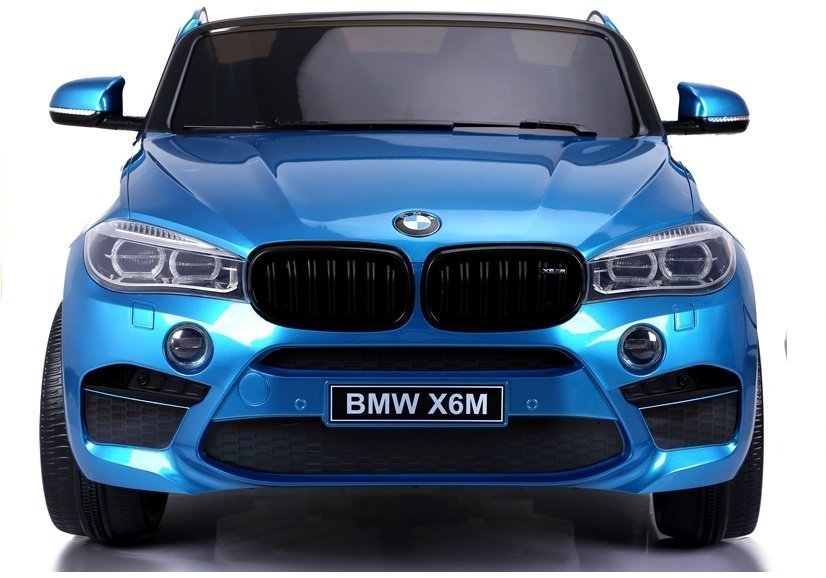 Elektro Kindermotorrad BMW X6M Blau Lackiert 2Sitzer