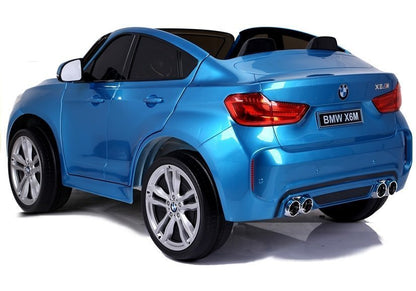 Elektro Kindermotorrad BMW X6M Blau Lackiert 2Sitzer