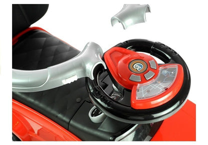 Rutschauto mit Schiebestange 614W Rot Sport Car Auto