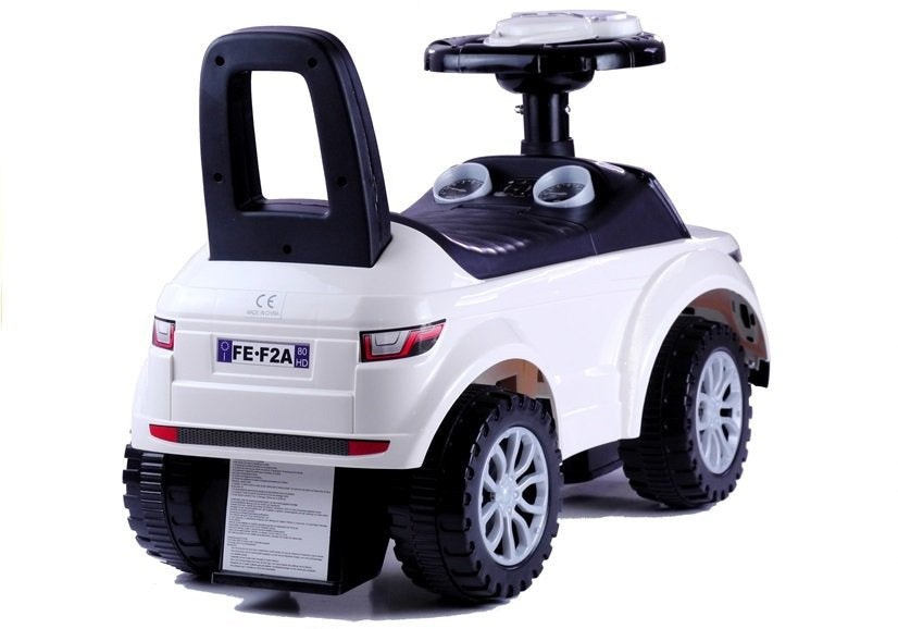 Rutschauto 613W Weiß Fahrzeug für Kinder Sound- und Lichteffekte Baby