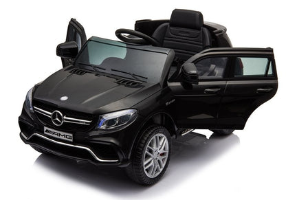 Elektroauto Kinderfahrzeug Mercedes GLE 63S Schwarz Mit Ledersitz Und EVA-Reifen