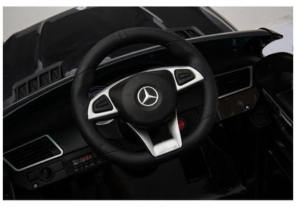 Elektroauto Kinderfahrzeug Mercedes GLE 63S Schwarz Mit Ledersitz Und EVA-Reifen