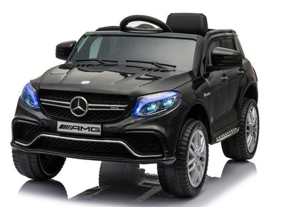 Elektroauto Kinderfahrzeug Mercedes GLE 63S Schwarz Mit Ledersitz Und EVA-Reifen