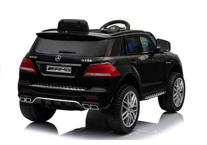 Elektroauto Kinderfahrzeug Mercedes GLE 63S Schwarz Mit Ledersitz Und EVA-Reifen