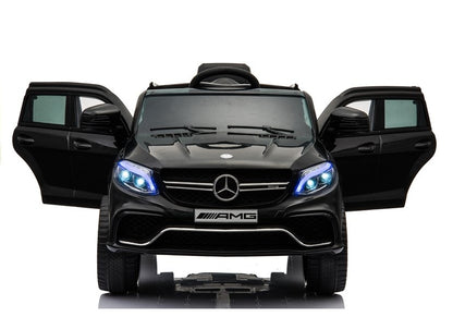 Elektroauto Kinderfahrzeug Mercedes GLE 63S Schwarz Mit Ledersitz Und EVA-Reifen
