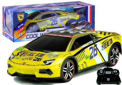 Ferngesteuertes Auto Pilot R/C Sports Gelb 1 14 Maßstab
