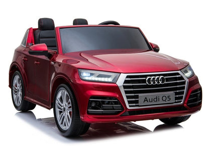 Children's vehicle Q5 Red painted EVA tires Leather seat LCD panel USB SD MP3