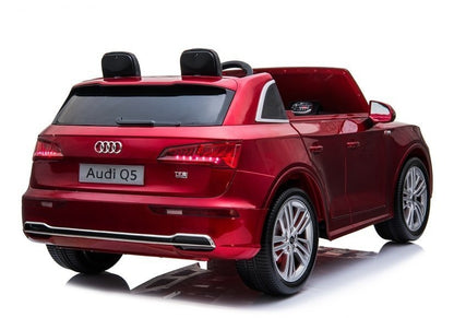Children's vehicle Q5 Red painted EVA tires Leather seat LCD panel USB SD MP3