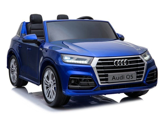 Children's car Audi Q5 painted blue 