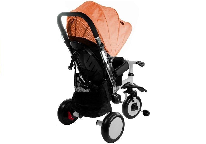Tricycle PRO400 Orange reclining function handlebar foam wheels children's tricycle