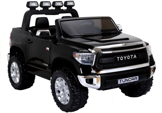 Elektro Kinderfahrzeug Toyota Tundra Schwarz Mit Ledersitz Und EVA-Reifen
