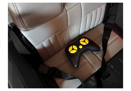 Elektro Kinderfahrzeug Jeep HP012 Schwarz Mit EVA-Reifen Und Ledersitz