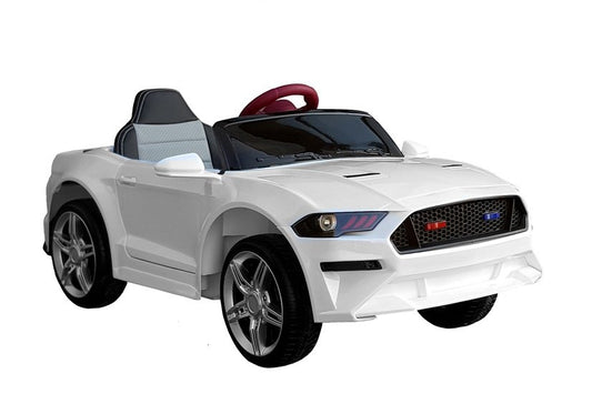 Elektro Kinderauto BBH-718A Weiß Mit EVA-Reifen Ledersitz Und LED Frontscheinwerfer
