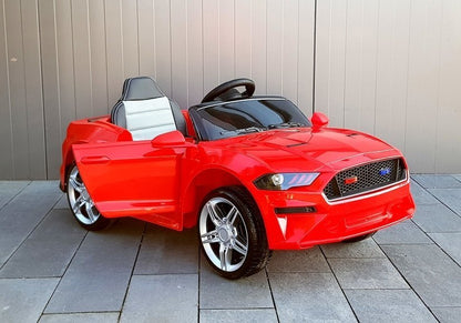 Elektro Kinderauto BBH-718A Rot EVA Reifen Ledersitz LED Frontscheinwerfer Auto