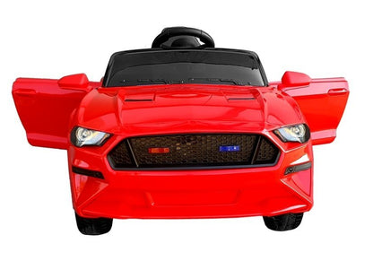Elektro Kinderauto BBH-718A Rot EVA Reifen Ledersitz LED Frontscheinwerfer Auto