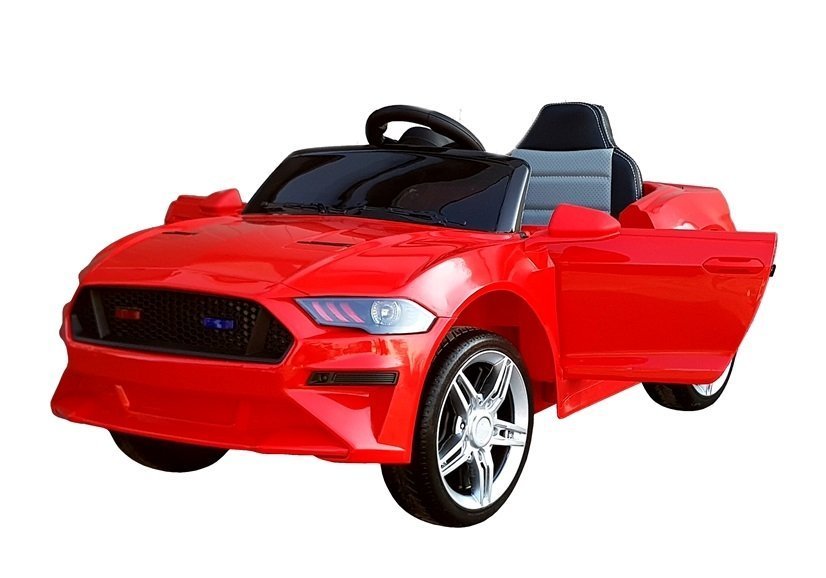 Elektro Kinderauto BBH-718A Rot EVA Reifen Ledersitz LED Frontscheinwerfer Auto