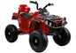 Elektro Kinderquad BDM0906 Rot Ledersitz 2x45W 3 Stufen