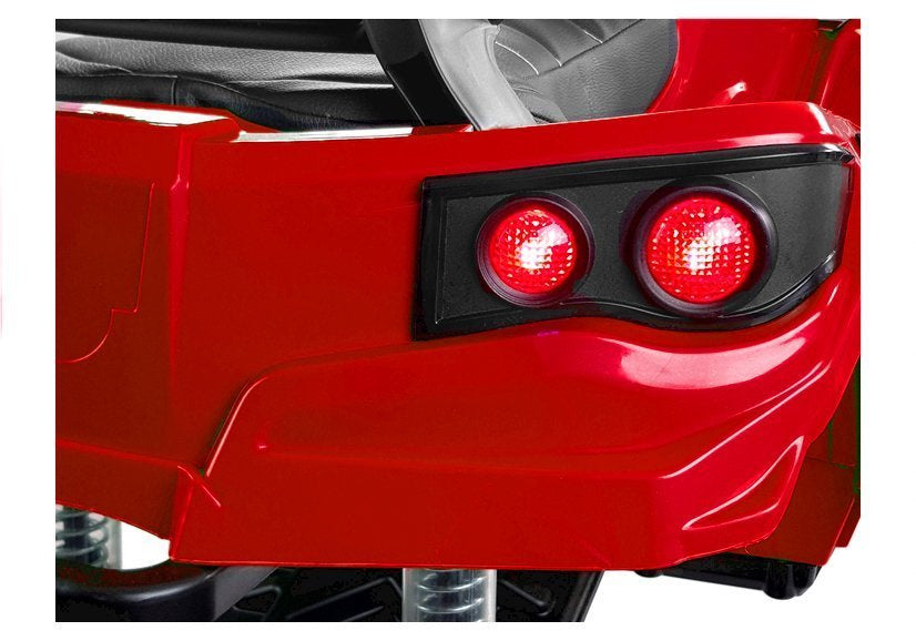 Elektro Kinderquad BDM0906 Rot Ledersitz 2x45W 3 Stufen